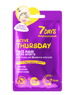 7DAYS Active Thursday Sheet Mask 28g