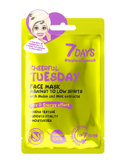 7DAYS Cheerful Tuesday Sheet Mask 28g