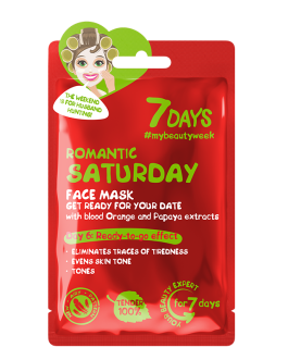 7DAYS Romantic Saturday Sheet Mask 28g